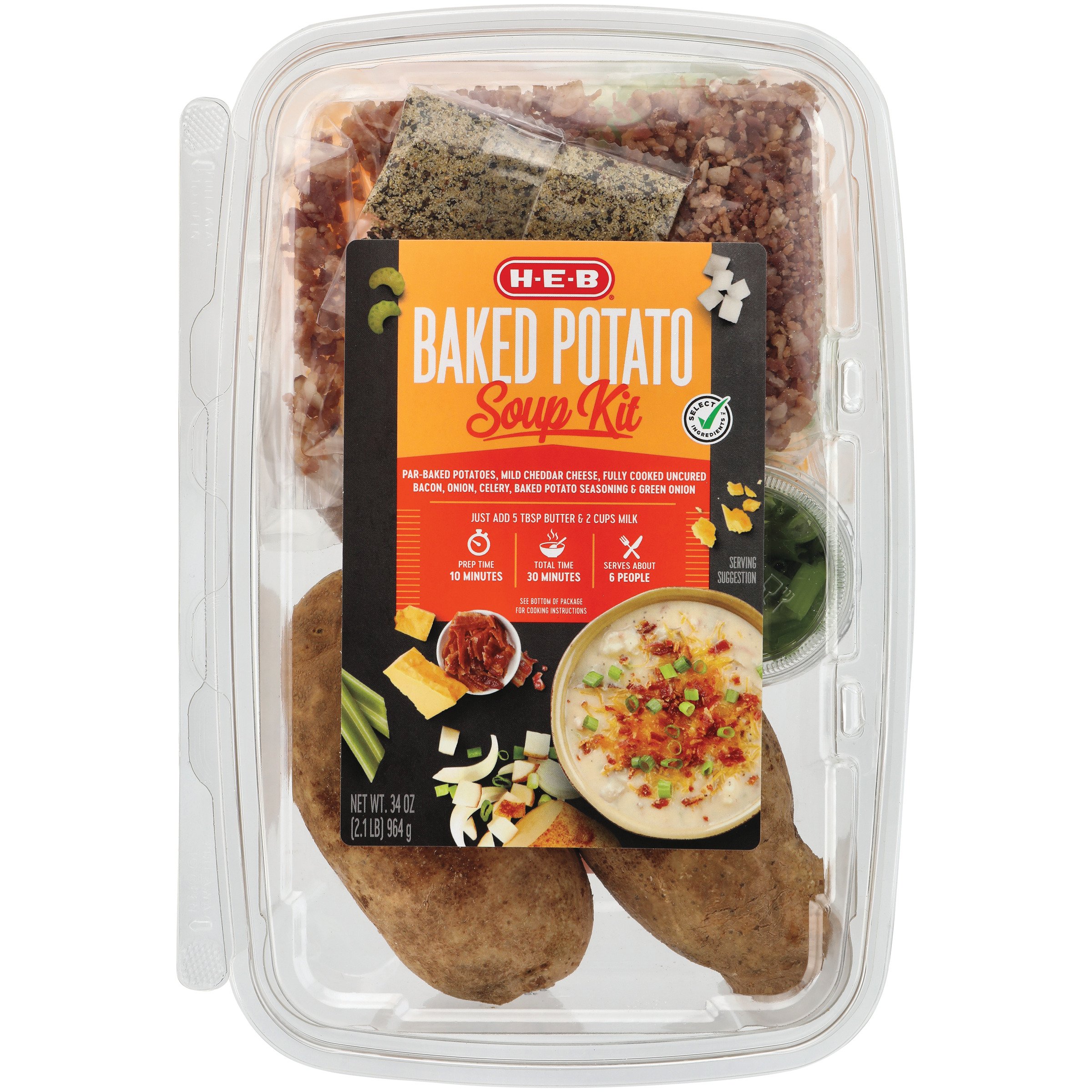 H-E-B Baked Potato Soup Kit - Shop Meal Kits At H-E-B