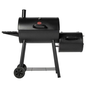 Char-Griller Smokin’ Pro Barrel Grill & Offset Smoker, 50" x 60"