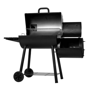 Char-Griller Smokin’ Pro Barrel Grill & Offset Smoker, 50" x 60"