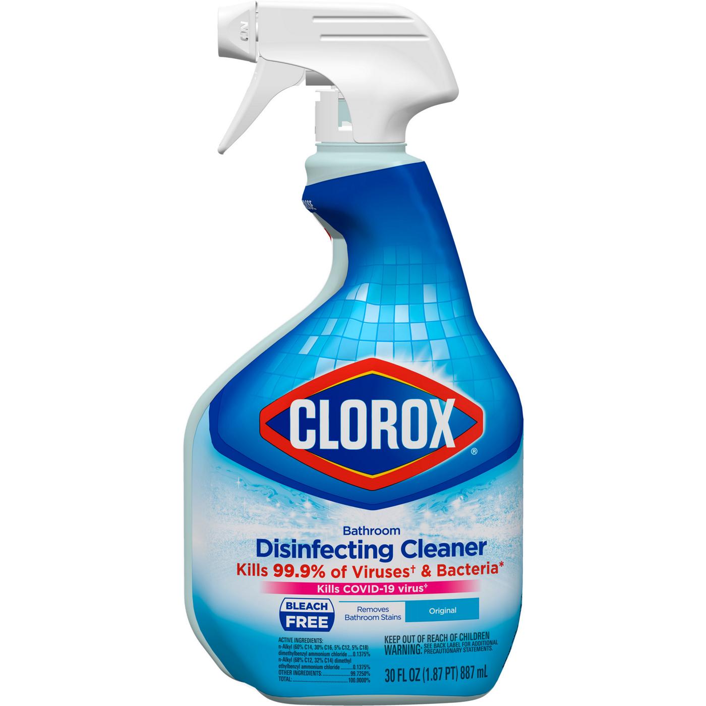 Clorox Disinfecting Bathroom Cleaner Spray; image 1 of 7