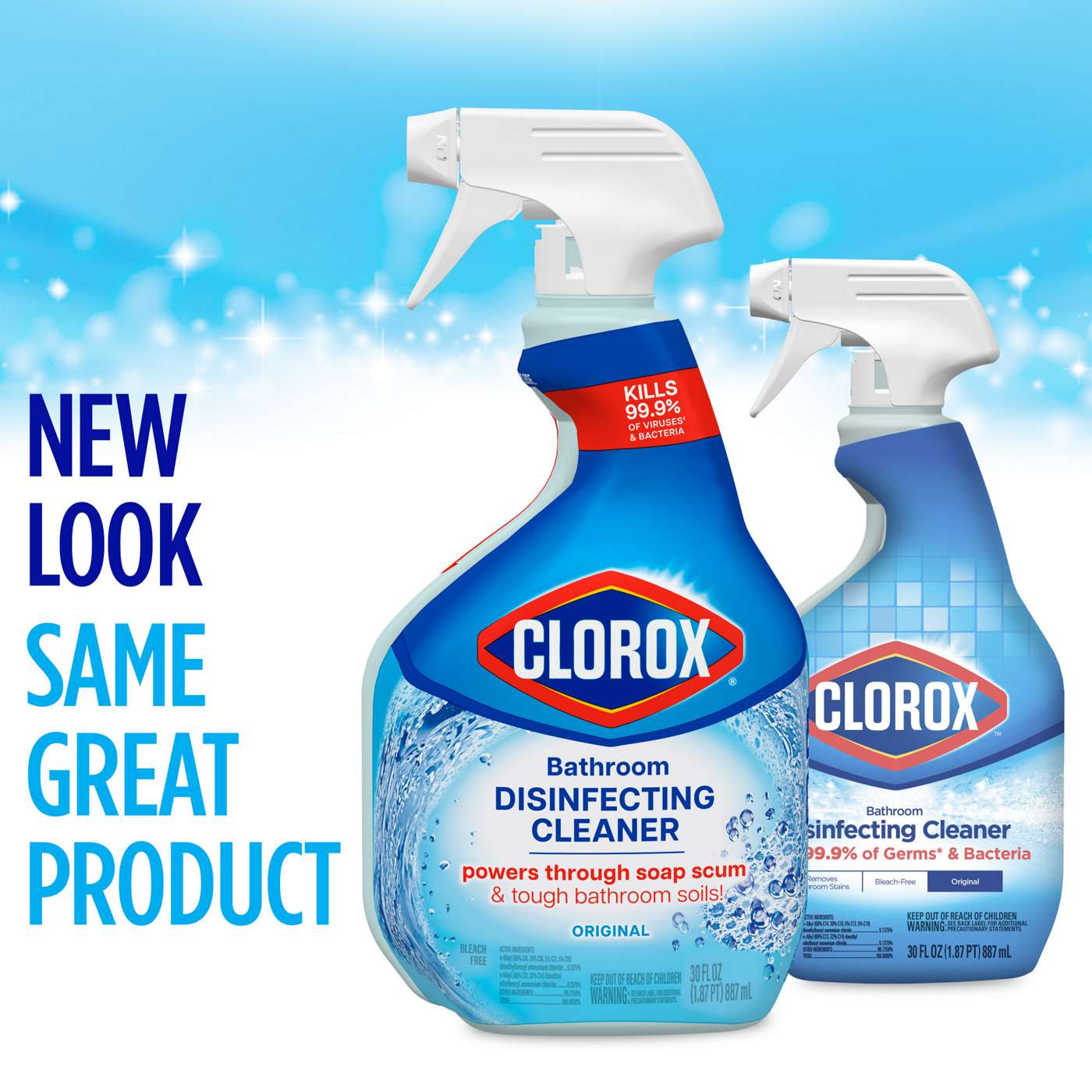 Clorox Bathroom Disinfecting Cleaner Spray Bottle - Original; image 2 of 13
