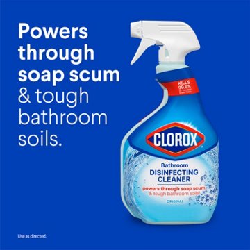 Clorox Bathroom Disinfecting Cleaner Spray Bottle - Original, 30 oz