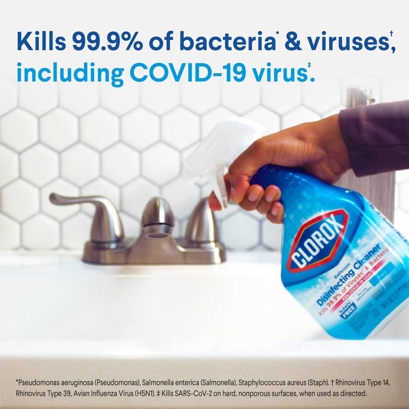 Clorox Disinfecting Bathroom Cleaner Spray; image 5 of 7
