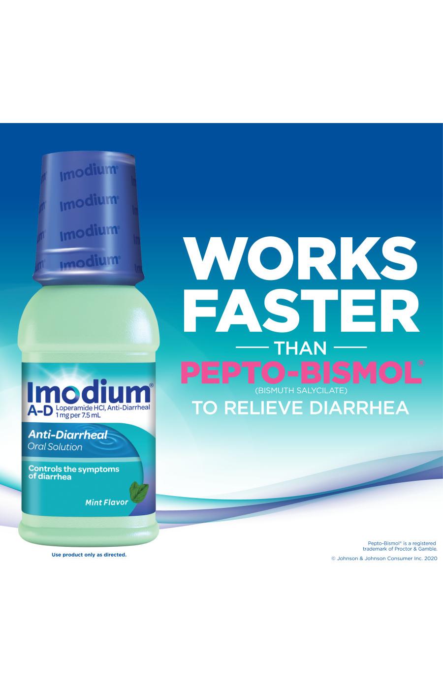 Imodium A-D Liquid Anti-Diarrheal Medicine - Mint Flavor; image 3 of 7