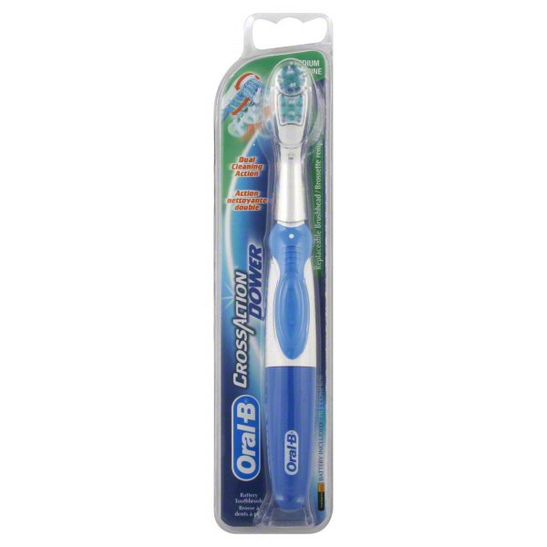 OralB Cross Action Power Battery Medium Toothbrush Shop Toothbrushes