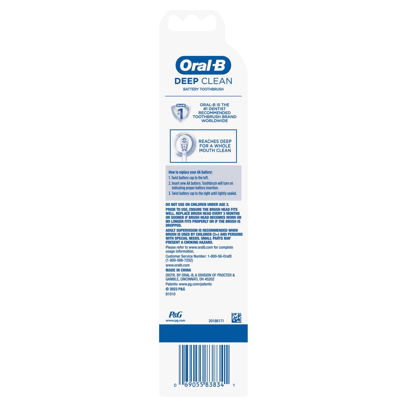 Oral-B Complete Battery Powered Toothbrush; image 3 of 7