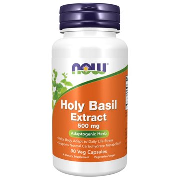 NOW Holy Basil Extract 500 mg Capsules
