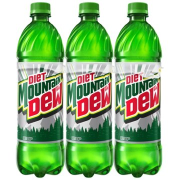 Mountain Dew Diet Citrus Soda 6 pk Bottles