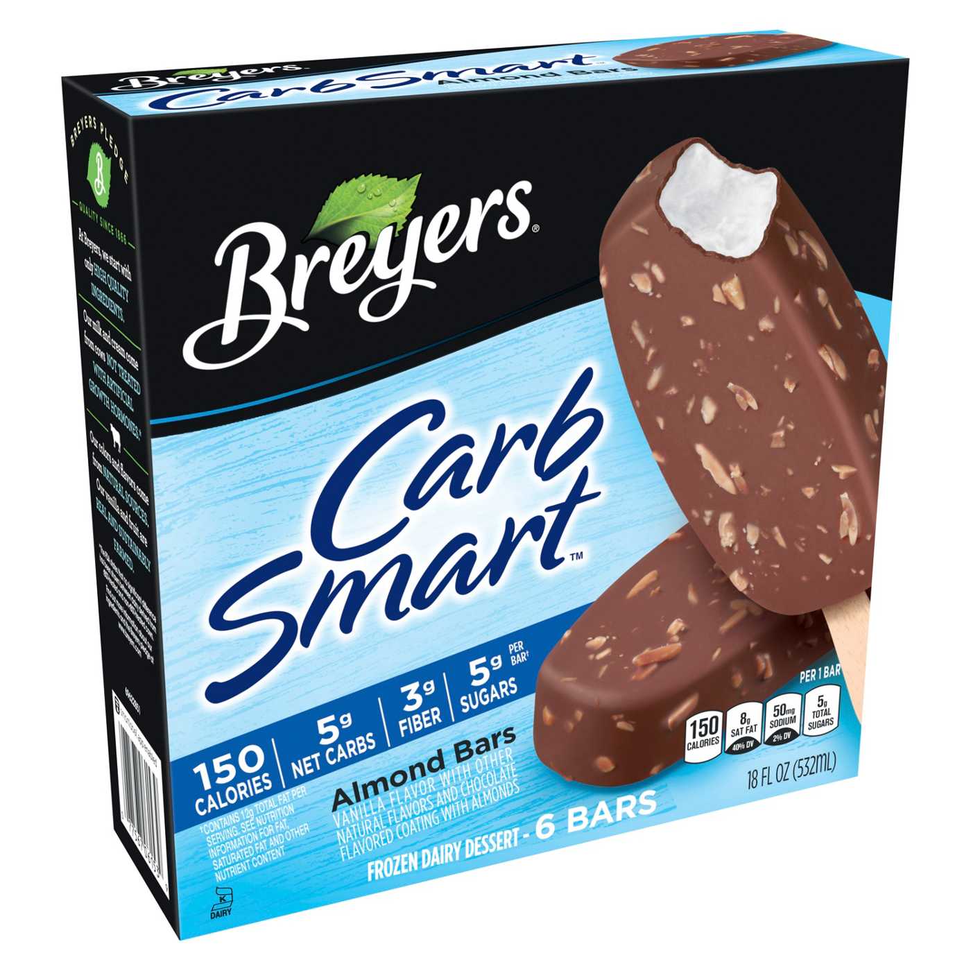 Breyers Carb Smart Almond Ice Cream Bars; image 4 of 4