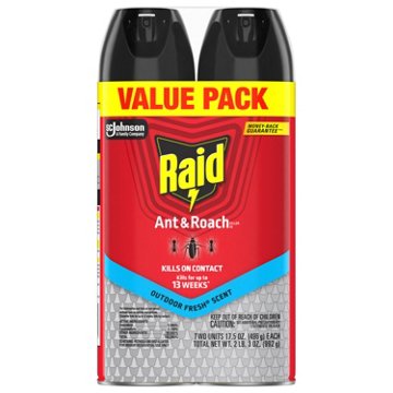 Raid Ant & Roach Killer 26 - Outdoor Fresh, 2 Pk, 35 oz
