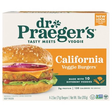 Dr. Praeger's California Veggie Burgers, 4 ct