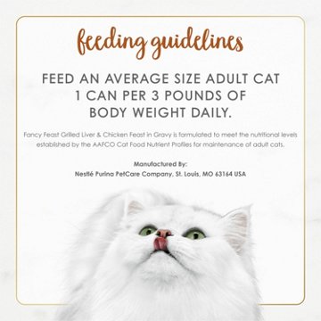 Fancy Feast Purina Grilled Wet Cat Food - Liver and Chicken Feast in Gravy