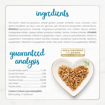 Fancy Feast Purina Grilled Wet Cat Food - Ocean Whitefish and Tuna Feast in Gravy