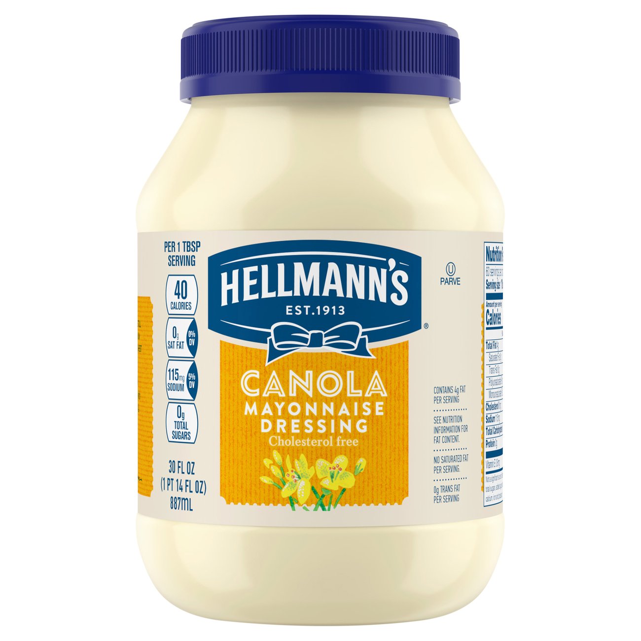 Hellmann's Mayonnaise Dressing Canola Cholesterol Free Shop