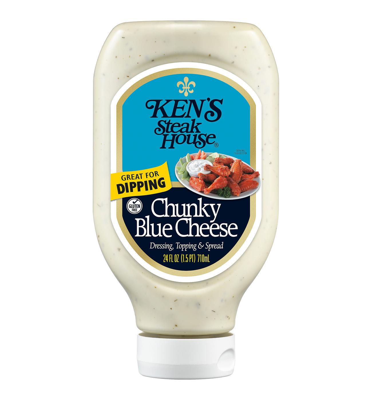 Ken's Steak House Chunky Blue Cheese Dressing; image 1 of 4