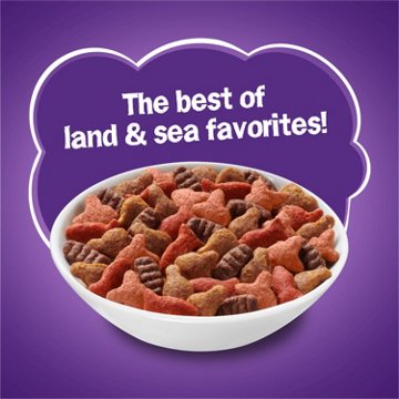 Friskies Purina Cat Food Surfin and Turfin Favorites - Flavors of Chicken, Whitefish, Salmon and Filet Mignon