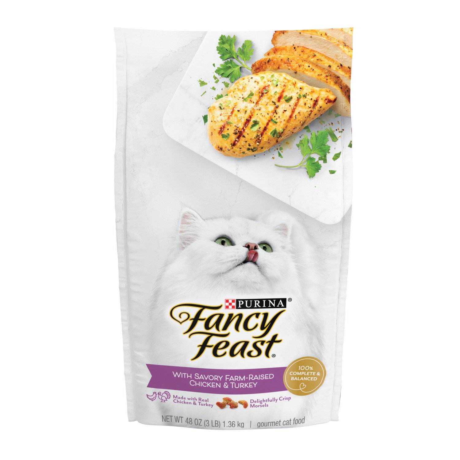 Fancy feast hot sale kibble