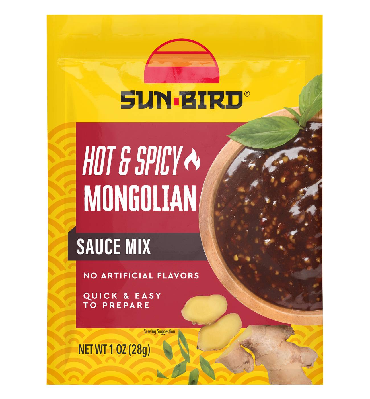 Sun-Bird Hot & Spicy Mongolian Sauce Mix; image 1 of 3
