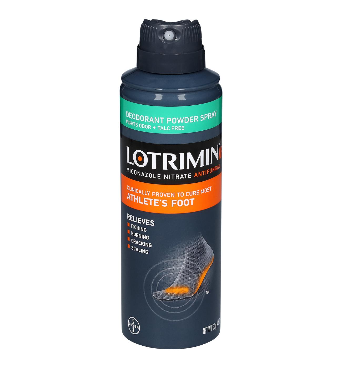 Lotrimin Antifungal Athlete's Foot Deodorant Powder Spray; image 1 of 2