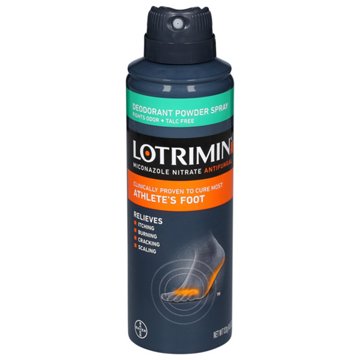 Lotrimin Antifungal Athlete's Foot Deodorant Powder Spray, 4.60 oz