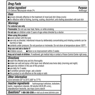 Lotrimin Antifungal Jock Itch Spray Powder, 4.60 oz