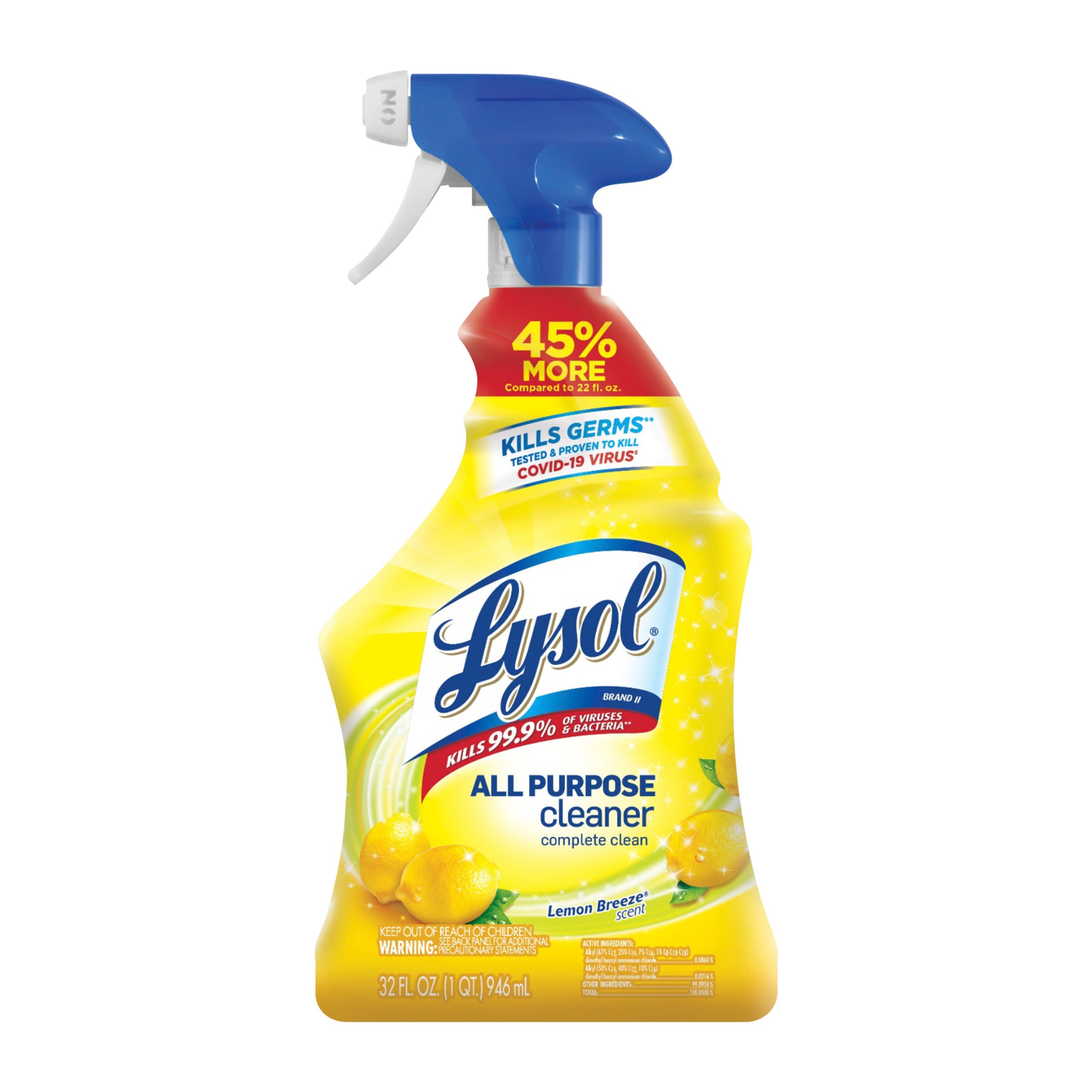 Lysol Lemon Breeze All Purpose Spray Shop All Purpose Cleaners at H-E-B