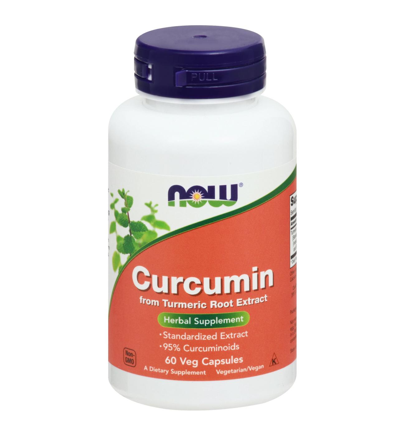 NOW Curcumin Extract Veg Capsules; image 1 of 2