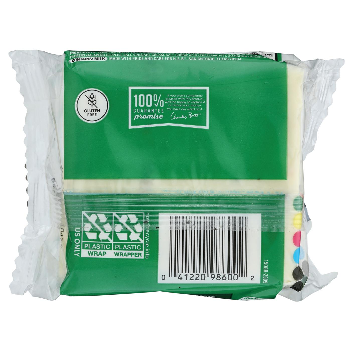 H-E-B Singles Pepper Jack Sliced Cheese, 16 ct; image 3 of 3