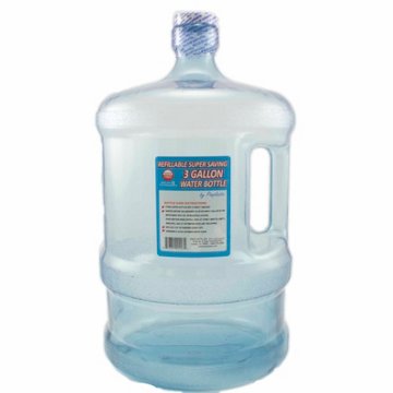 Pimplastic Reusable Water Bottle, 3 gal