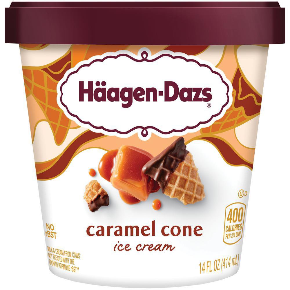 Haagen-Dazs Caramel Cone Ice Cream - Shop Ice Cream at H-E-B