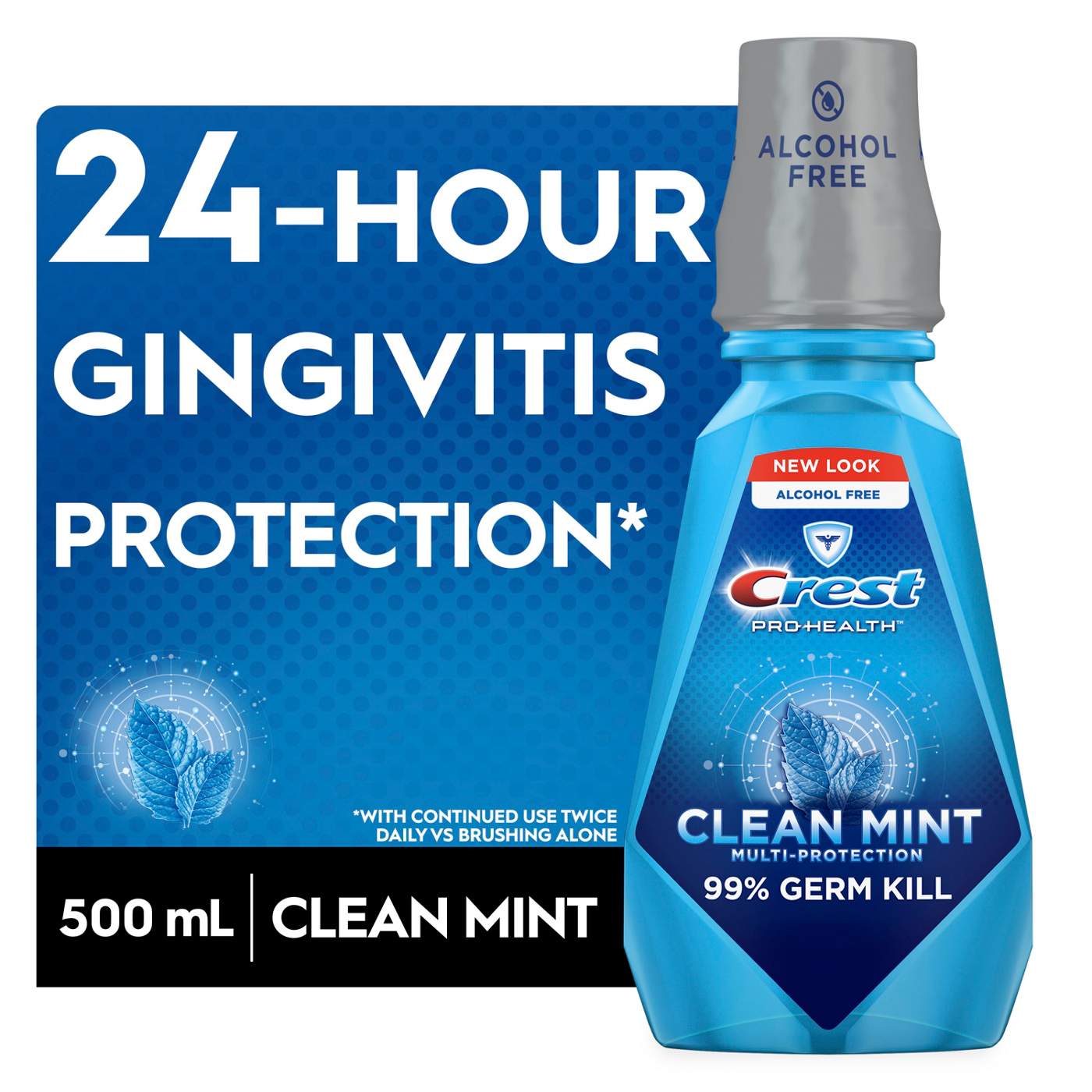 Crest Pro-Health Multi-Protection Mouthwash - Clean Mint; image 3 of 5