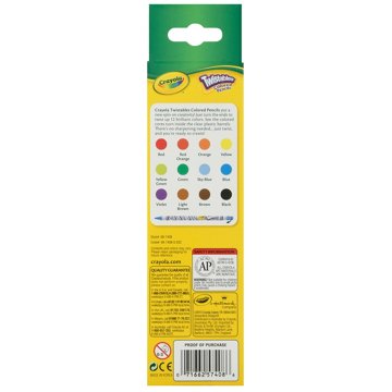Crayola Twistables Colored Pencils, 12 pk
