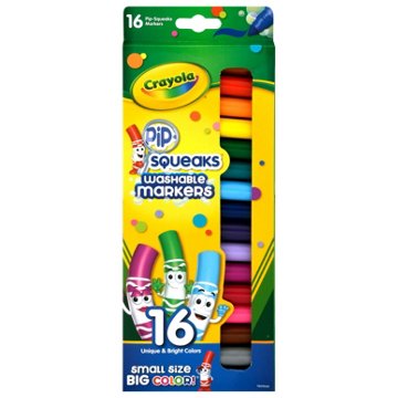 Crayola Pip-Squeaks Washable Markers, 16 pk