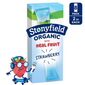Stonyfield Organic Kids Low-Fat Strawberry Yogurt