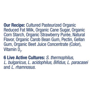 Stonyfield Organic Kids Low-Fat Strawberry Yogurt