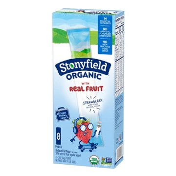 Stonyfield Organic Kids Low-Fat Strawberry Yogurt