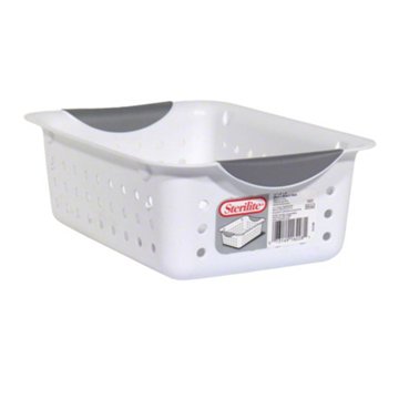 Sterilite Small White Ultra Basket