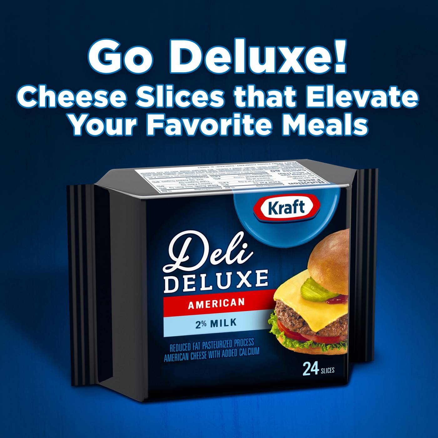 Kraft Deli Deluxe Reduced Fat American Cheese, Slices; image 5 of 6