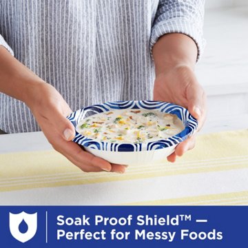 Dixie Ultra Compostable 20 oz Paper Bowls, 26 ct