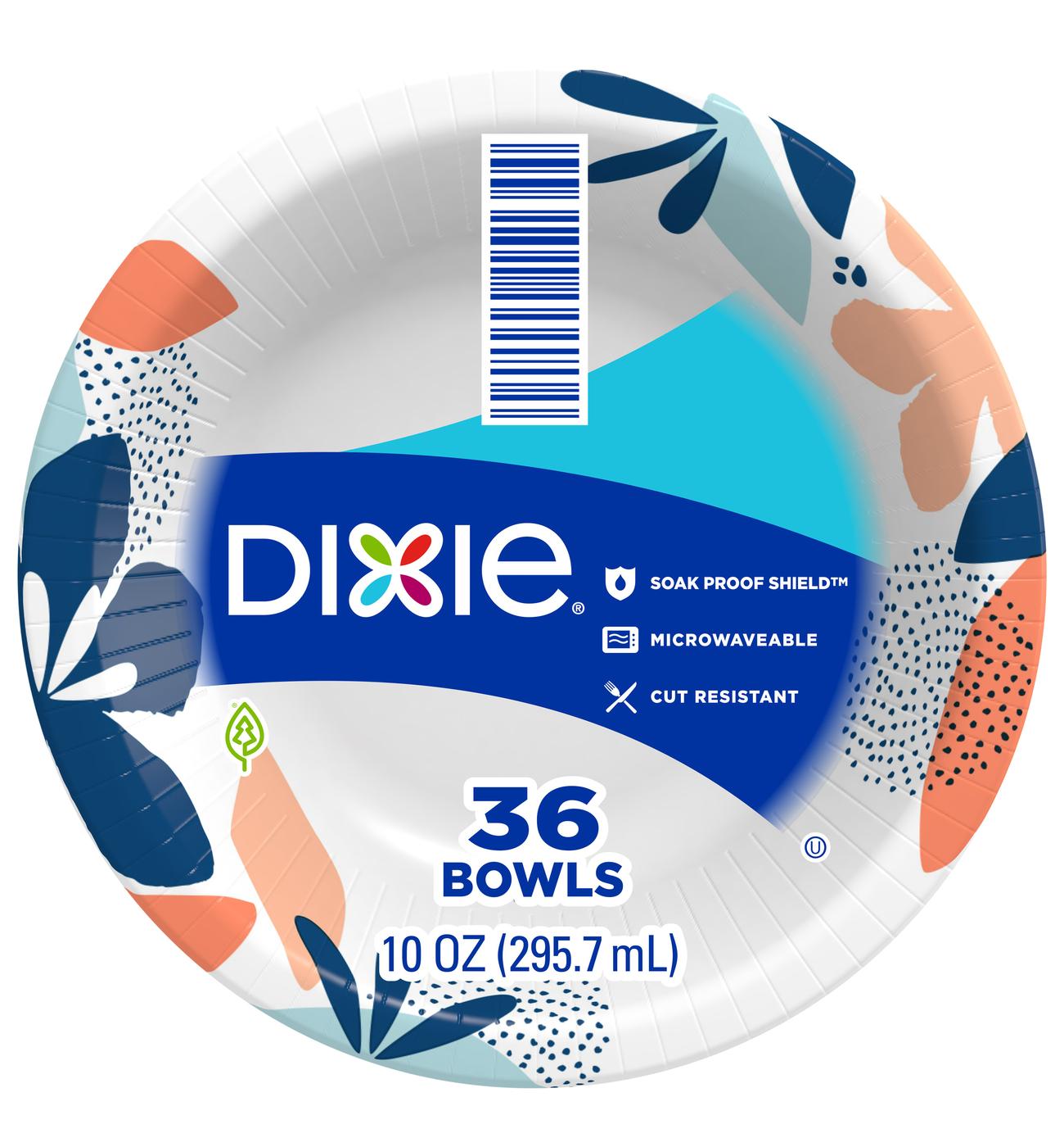 Dixie Everyday Printed 10 oz Paper Bowls; image 1 of 2