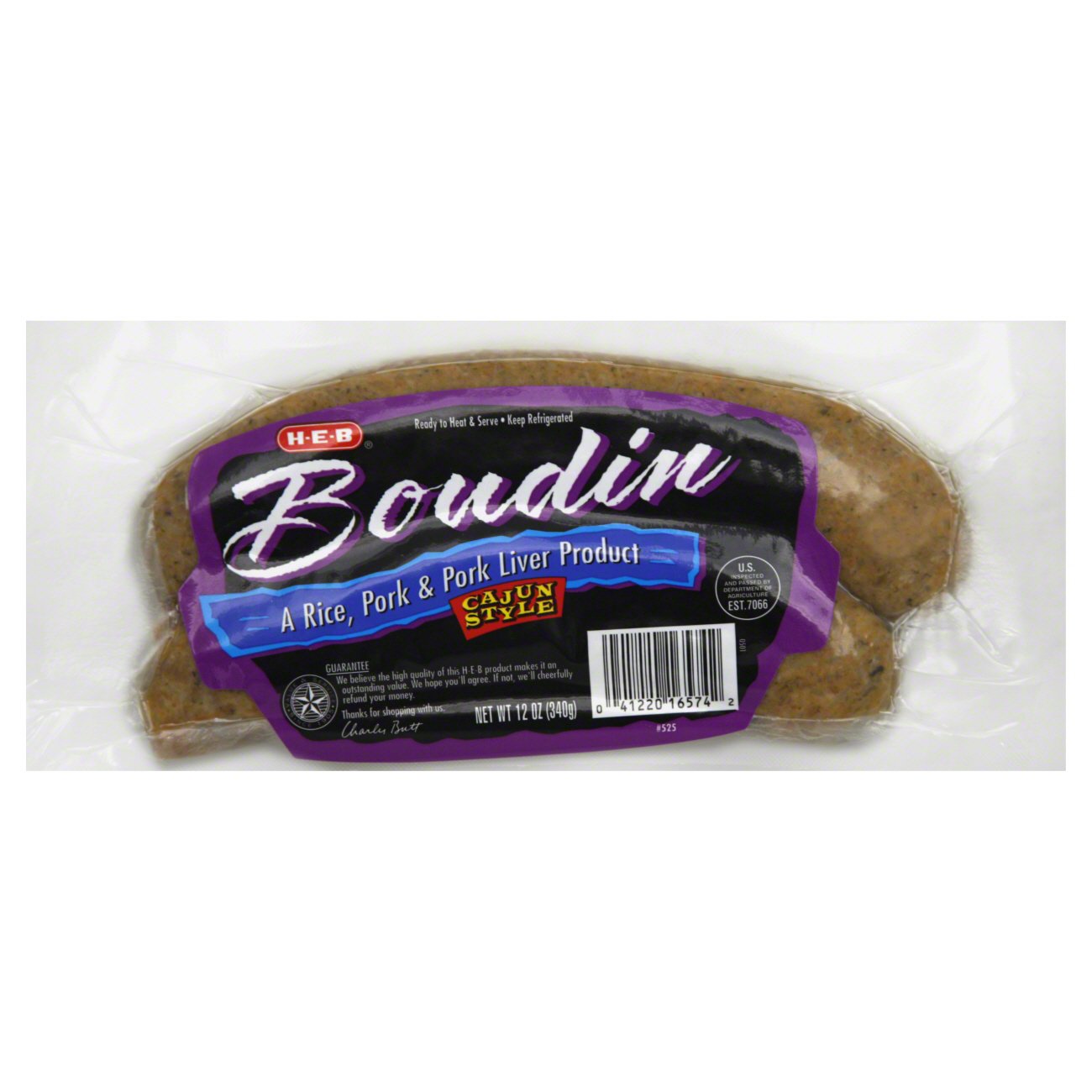 HEB Cajun Style Boudin Shop Sausage at HEB