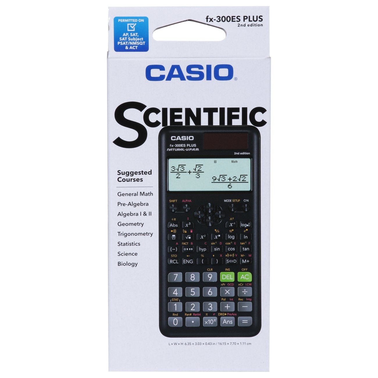 fx-300ES Plus2 Black Scientific Calculator - Shop School & Office at H-E-B