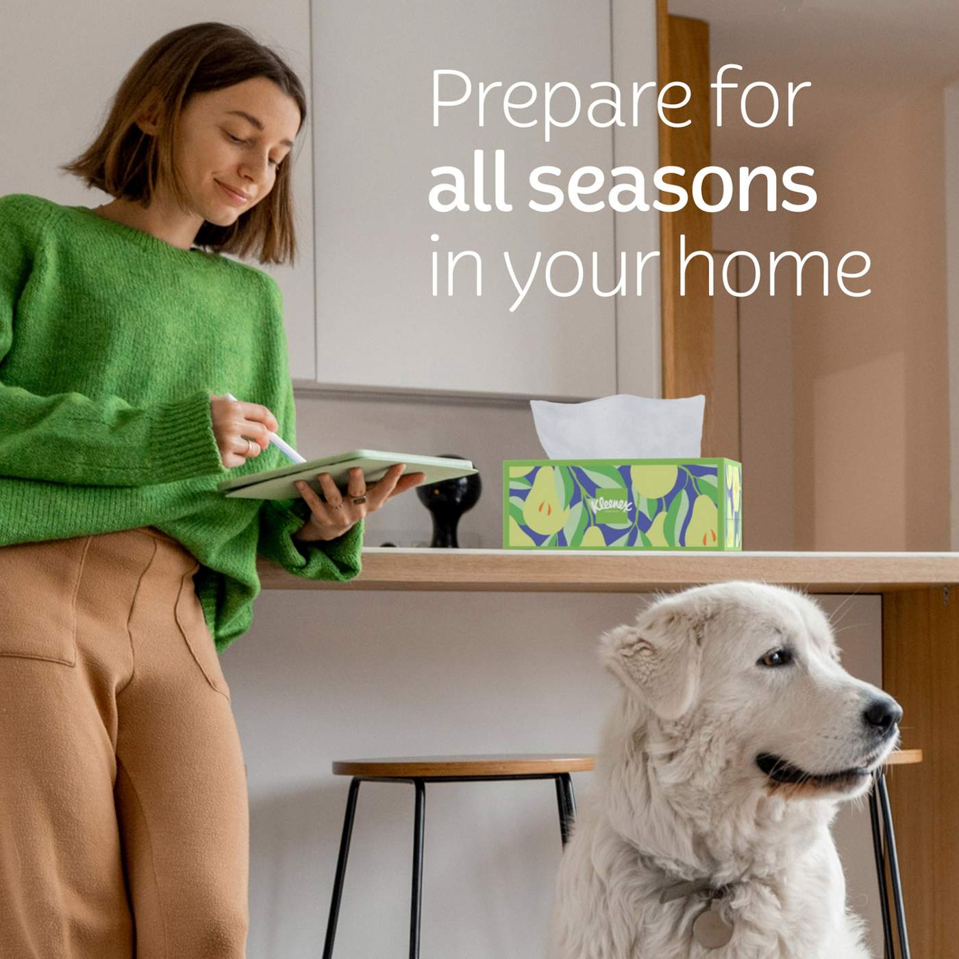 Kleenex Trusted Care Facial Tissues Flat Box 2 Ply; image 3 of 5