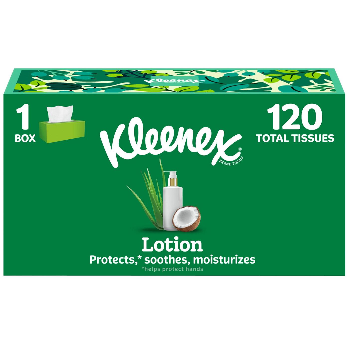 Kleenex Lotion Facial Tissues with Coconut Oil; image 1 of 7