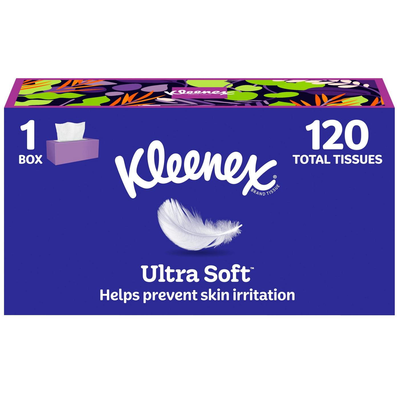 Kleenex Ultra Soft Facial Tissues Flat Box 3 Ply; image 1 of 7