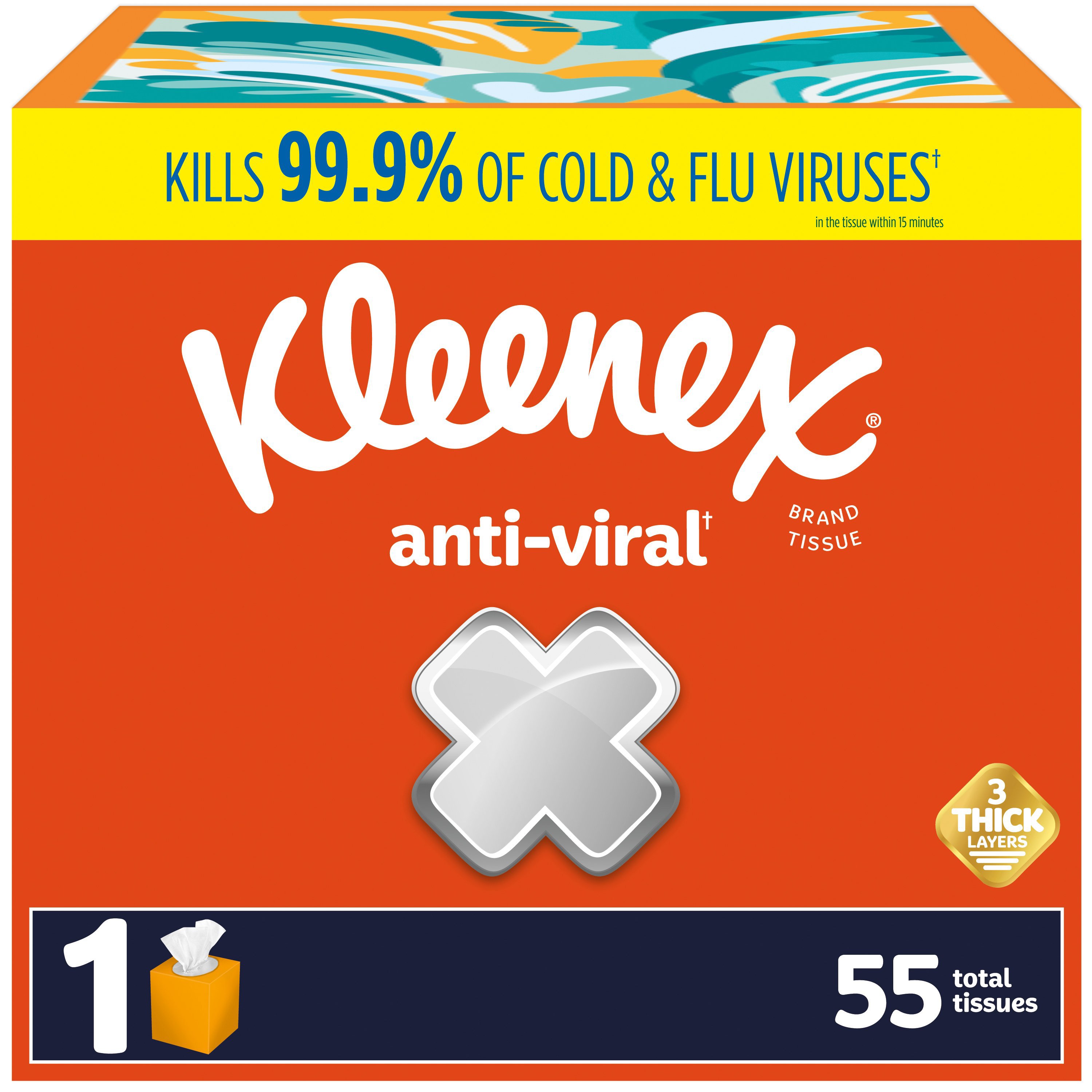 Kleenex AntiViral Facial Tissues Shop Facial Tissue at HEB