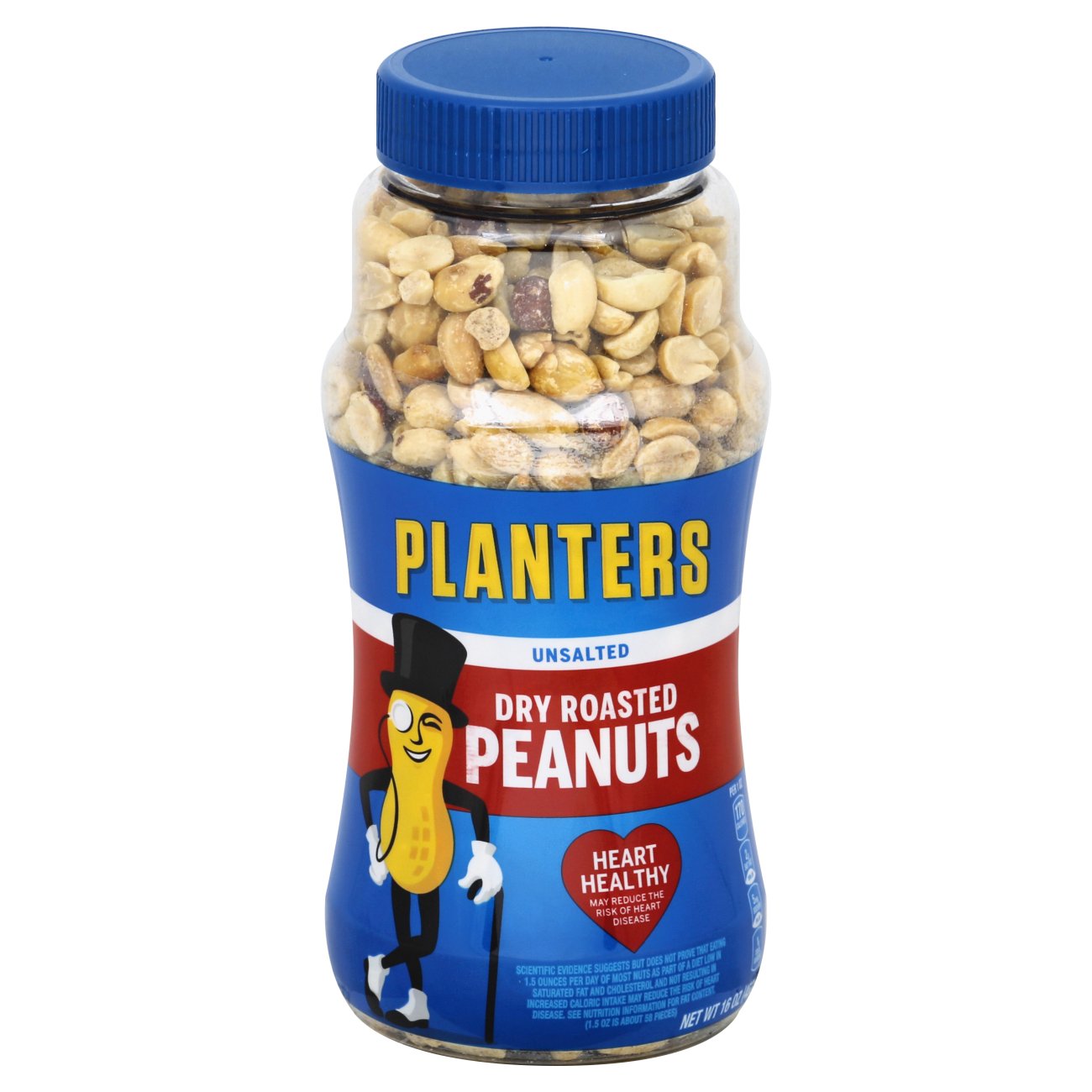 Planters Unsalted Dry Roasted Peanuts - Shop Nuts & seeds at H-E-B