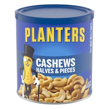 Planters Cashews Halves & Pieces, 14 oz