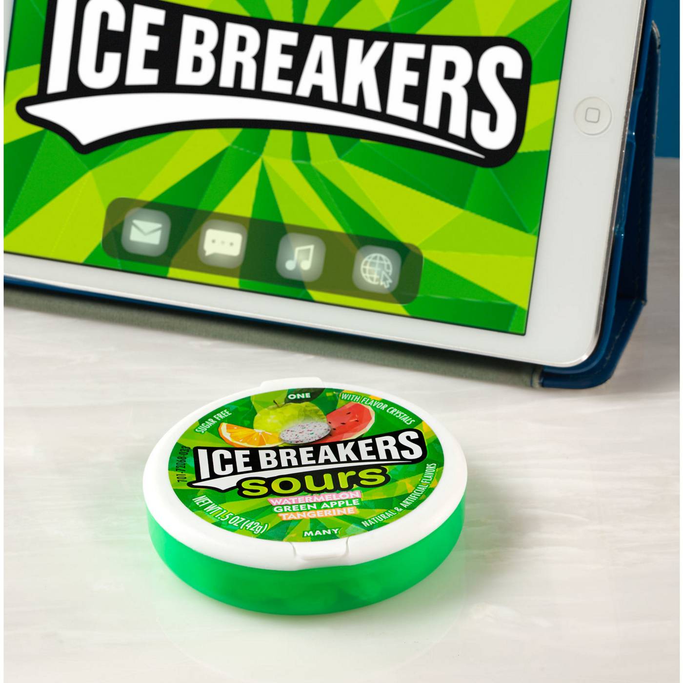 Ice Breakers Sours Sugar Free Mints; image 3 of 7