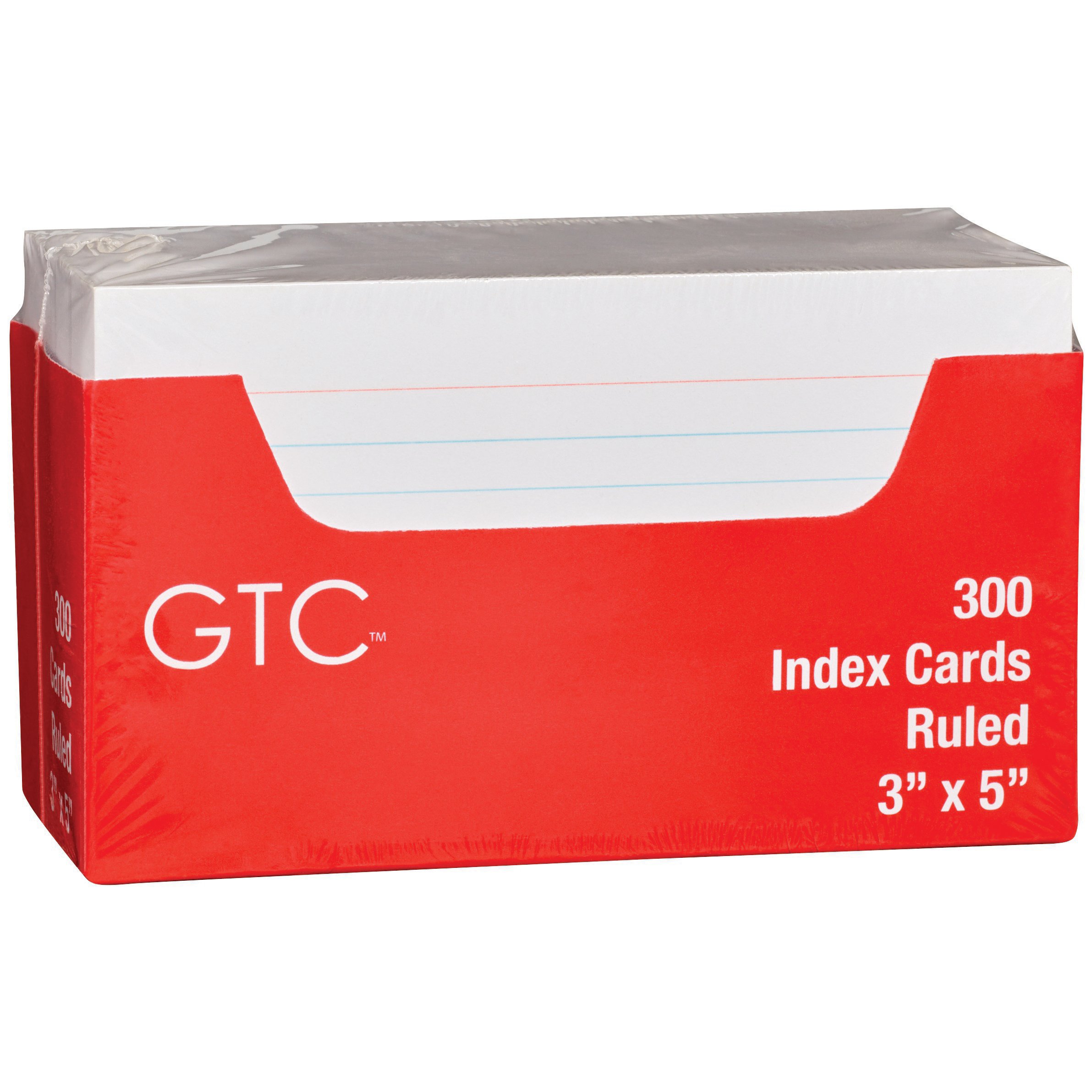 GTC 3x5 in Ruled Index Cards - Shop Sticky Notes & Index Cards at H-E-B